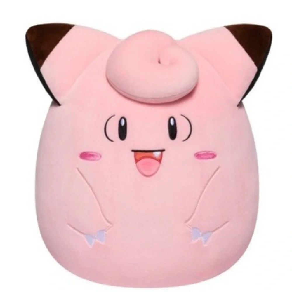 Squishmallows Pink & Brown Clefairy Plush